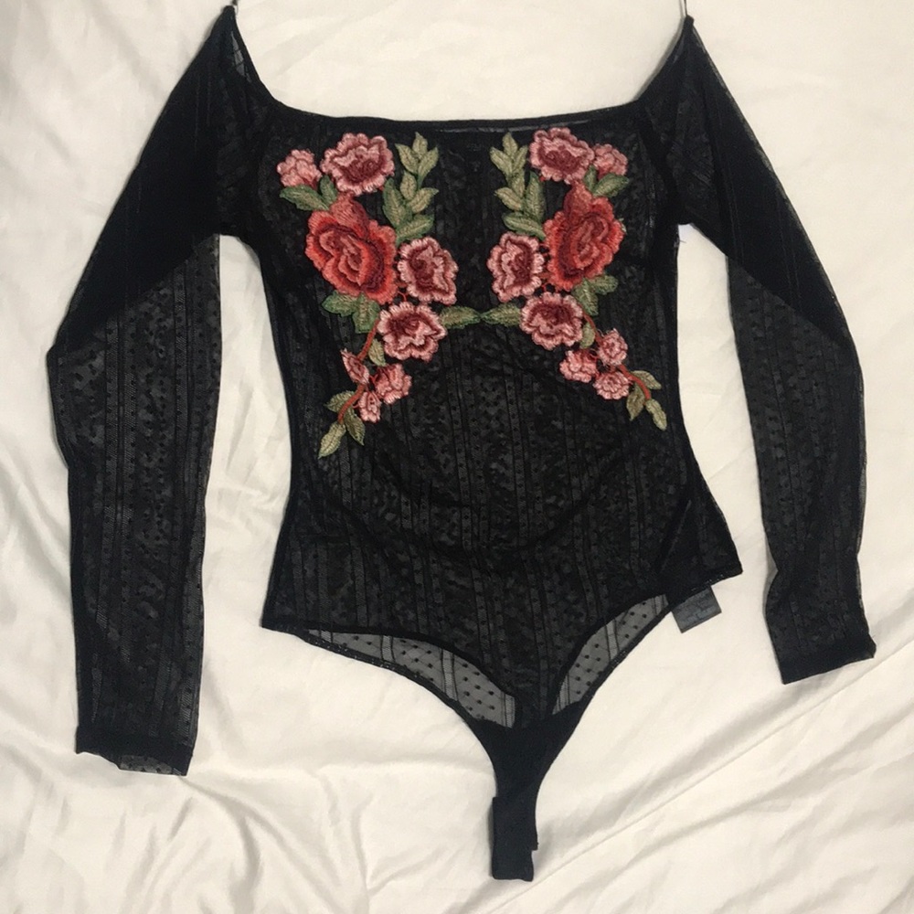 Guess embroidered bodysuit